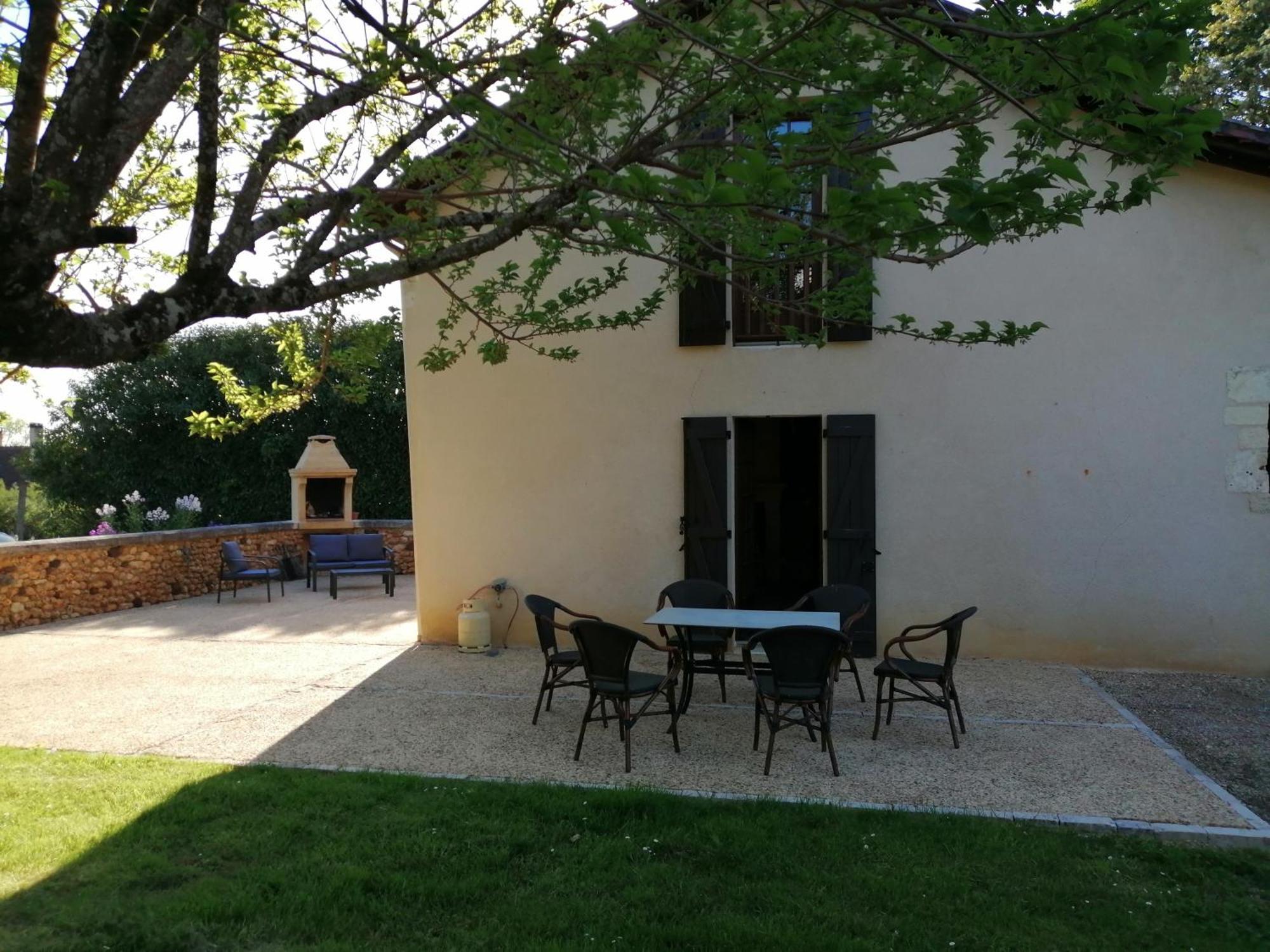 Gite Les Mareillauds - Piscine Salon Habitación foto